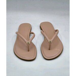 Tory Burch Chelsea Leather Flip Flop/safari Crystal Sock Style No 155075